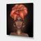 Designart - African American Woman with Turban V - Modern Canvas Wall Art Print